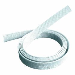 Mercodan Braided sleeve 16-31mm, 50m - white, cable sock, Temp: - -50Â°C to +150Â°C - Warranty: 24M