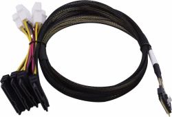 Microchip Technology 2305300-R Serial Attached SCSI [SAS] cable 0.8 m Black, Multicolour 