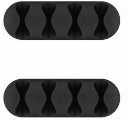 Microconnect CABLEMANA-16 cable organizer Floor Cable holder Black 2 pc[s] 