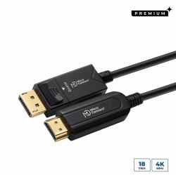 Microconnect DP-HDMI-2000V1.4OP video cable adapter 20 m DisplayPort HDMI Type A [Standard] Black 