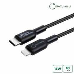 Microconnect ECO-USB3.1CL1 lightning cable 1 m Black 