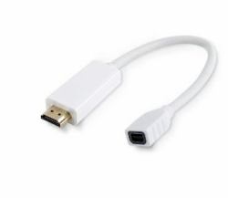 Microconnect HDMMDP video cable adapter 0.1 m HDMI Type A [Standard] Mini DisplayPort White 