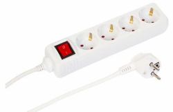 Microconnect MC-GRU0043WS power extension 3 m 4 AC outlet[s] Indoor White 