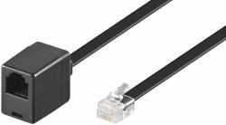 Microconnect MPK103FB telephone cable 3 m Black 