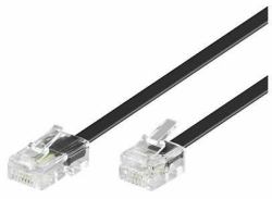 Microconnect MPK451S telephone cable 1 m Black 