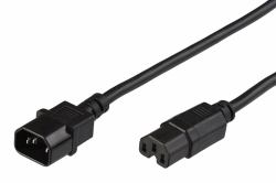 Microconnect PE011405 power cable Black 0.5 m C14 coupler C15 coupler 