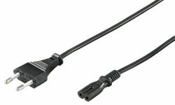Microconnect PE030710 power cable Black 1 m Power plug type C C7 coupler 