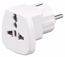 Microconnect PETRAVEL power plug adapter Universal White 