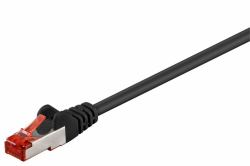Microconnect STP625S networking cable Black 25 m Cat6 F/UTP [FTP] Round 