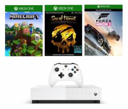 Microsoft Xbox One S + Minecraft + Sea of Thieves + Forza Horizon 3 1000 GB Wi-Fi White 