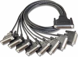 Moxa CBL-M62M25x8-100 serial cable Grey 1 m DB-25 