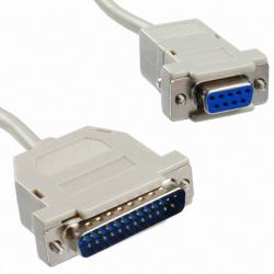 Moxa NP2110s1 serial cable 0.3 m DB25 DB9 