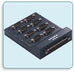 Moxa DB62[M] - 8 x DB9[M] RS-232 Connection Box serial switch box 