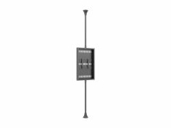 Multibrackets M Pro Series - Enclosure 43" Floor to Ceiling Medium Black 