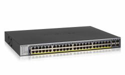 NETGEAR GS752TP-300EUS network switch Managed L2/L3/L4 Gigabit Ethernet [10/100/1000] Power over Ethernet [PoE] 1U Black 