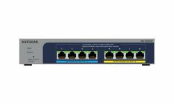 NETGEAR 8-port Ultra60 PoE++ Multi-Gigabit [2.5G] Ethernet Plus Switch Managed L2/L3 2.5G Ethernet [100/1000/2500] Power over Ethernet [PoE] Grey 