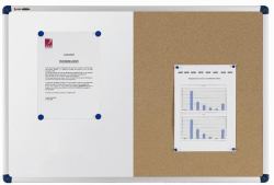 Nobo Classic Combi Felt/Steel Noticeboard 120x90cm 