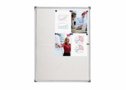 Nobo Extra Flat Magnetic Lockable Noticeboard 9XA4 