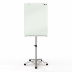 Nobo Glass Mobile Easel Brilliant White 