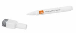 Nobo Whiteboard Pen White Fine Bullet Tip 6 Pack 