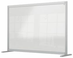 Nobo Premium Plus Clear Acrylic Protective Desk Divider Screen Modular System 1400x1000mm 