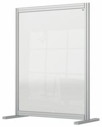 Nobo Premium Plus Clear Acrylic Protective Desk Divider Screen Modular System 800x1000mm 