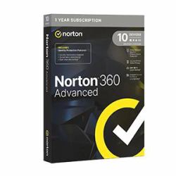 Norton 360 Advanced Antivirus security Commercial 1 license[s] 1 year[s] 