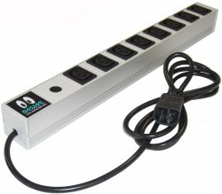 ONLINE USV-Systeme AG ONLINE USV-Systeme IEC10A8IEC10A-RACK surge protector 8 AC outlet[s] Grey 2 m 