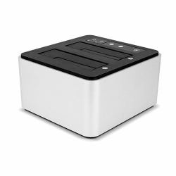 OWC OWCTCDRVDCK storage drive docking station USB 3.2 Gen 2 [3.1 Gen 2] Type-C Black, Silver 