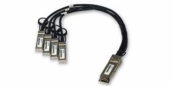 Origin Storage 40G-QSFP-4SFP-C-0101 Brocade Compatible Direct Attach Copper Breakout Cable 40GBase-CU QSFP+ to 4x10GBase-CU SFP+ [Passive Twinax 1m] 