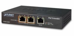 PLANET POE-E202 network extender Network transmitter & receiver Black 10, 100, 1000 Mbit/s 