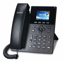 PLANET High Definition Color POE IP phone Black 6 lines LCD 
