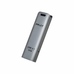 PNY FD64GESTEEL31G-EF USB flash drive 64 GB 3.2 Gen 1 [3.1 Gen 1] Stainless steel 