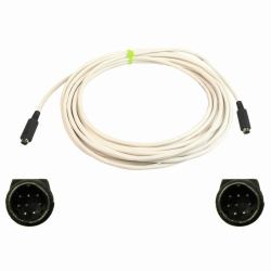 PTZOptics VISCA-50 S-video cable 15.24 m S-Video [8-pin] White 
