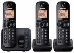 Panasonic KX-TGC223EB telephone DECT telephone Caller ID Black  - UK version