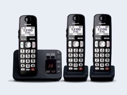 Panasonic KX-TGE823EB telephone DECT telephone Caller ID Black  - UK version