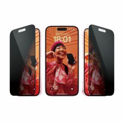 PanzerGlass ® Privacy Screen Protector iPhone 15 | Ultra-Wide Fit w. EasyAligner 