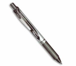 Pentel Energel XM Klick Clip-on retractable pen Black 12 pc[s] 