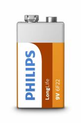Philips LongLife Battery 6F22L1F/10 