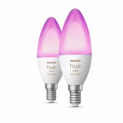Philips Hue White and colour ambience Candle - E14 smart bulb - [2-pack] 
