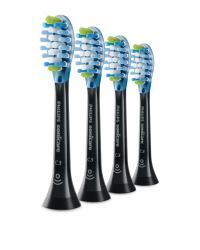 Philips C3 Premium Plaque Defence HX9044/33 4x Black sonic toothbrush heads 