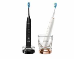 Philips Sonicare DiamondClean 9000 series DiamondClean 9000 HX9914/57 2-pack sonic electric toothbrush with charger & app 