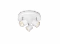 Philips by Signify Philips Dimmable LED Star Ceiling/Wall Spotlight 3x 16.5W 