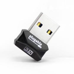 Plugable Technologies USB 2.0 Wireless N 802.11n 150 Mbps Nano WiFi Network Adapter [Realtek RTL8188EUS Chipset] Driverless Plug and Play for Windows 