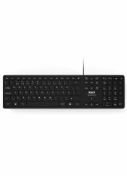 Port Designs 900754-UK keyboard Office USB QWERTY UK English Black  - UK version