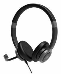 Port Designs 912001 headphones/headset Wired Head-band Office/Call center USB Type-C / USB Type-A Black 