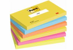 3M 7100172314 note paper Rectangle Blue, Green, Orange, Pink, Yellow 100 sheets Self-adhesive 