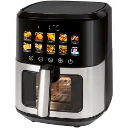 ProfiCook PC-FR 1286 H fryer Single 6.5 L Stand-alone 1700 W Hot air fryer Black, Stainless steel 