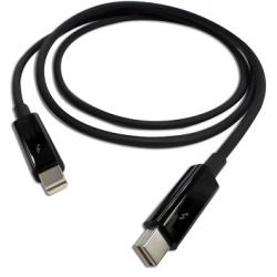 QNAP CAB-TBT10M Thunderbolt cable 1 m Black 