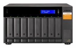 QNAP TL-D800S storage drive enclosure HDD/SSD enclosure Black, Grey 2.5/3.5" 
